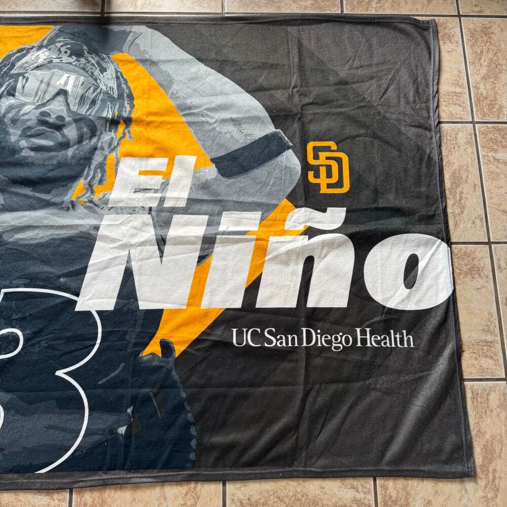 San Diego Padres‎ Fernando Tatis Jr. #23 El Nino Blanket Petco Park MLB Baseball - Picture 5 of 7
